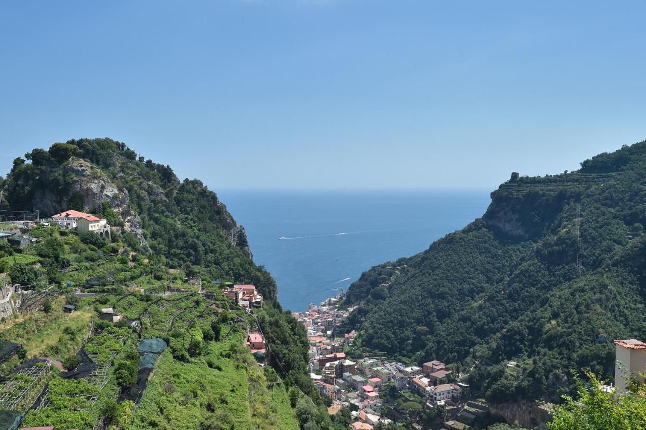 Amalfi Sea View Villa Scala Kültér fotó