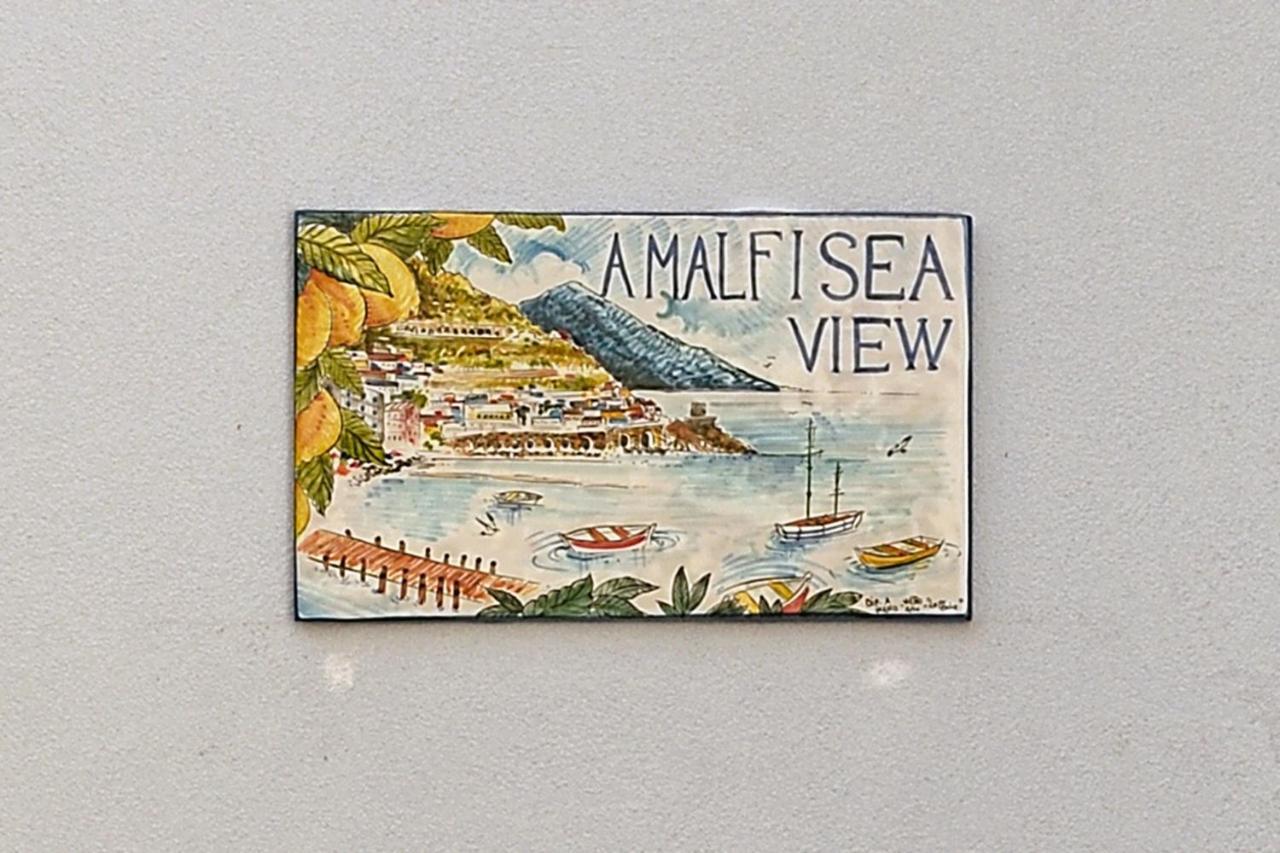 Amalfi Sea View Villa Scala Kültér fotó